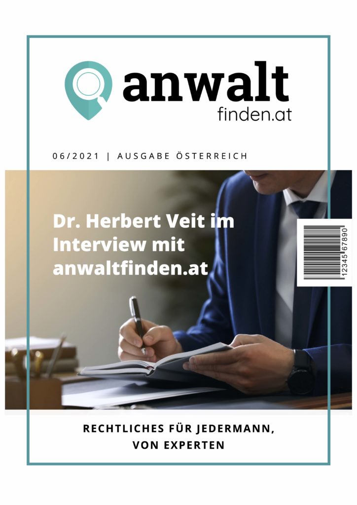 anwaltfinden.at Dr. Herbert Veit Cover